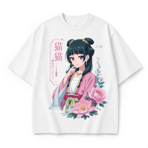 Koszulka T-shirt Kusuriya no Hitorigoto Maomao – biała