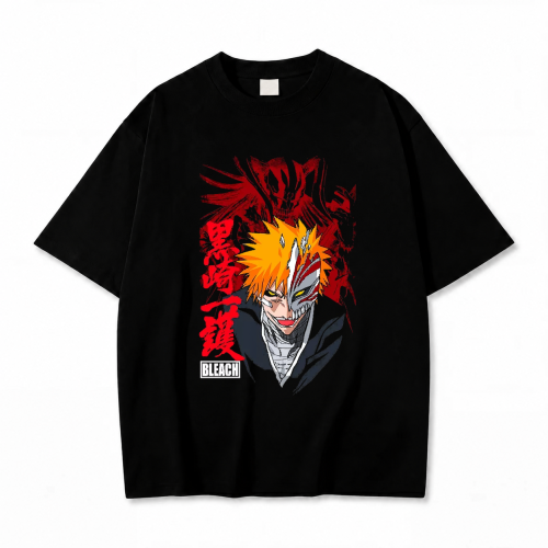 Koszulka T-shirt Anime Bleach czarna