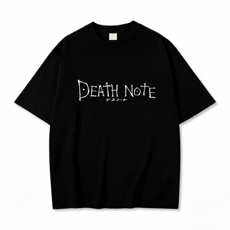 Koszulka Death Note – czarna, nadruk z przodu