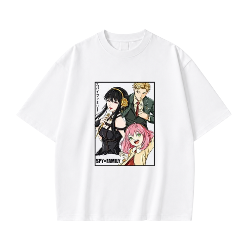Koszulka T-shirt anime Spy x Family - biała
