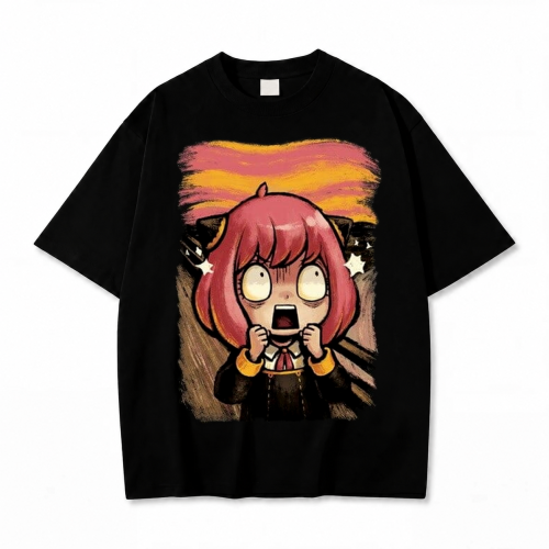 Koszulka T-shirt anime Spy x Family Yor - czarna
