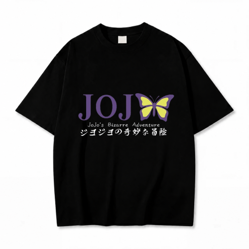 Koszulka T-shirt anime JoJo's Bizarre Adventure - czarna