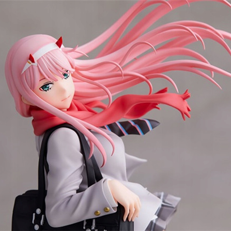 Figura Zero Two 21 Cm – Darling In The FranXX, Statua In PVC Per Collezionisti, Carina Ragazza Anime